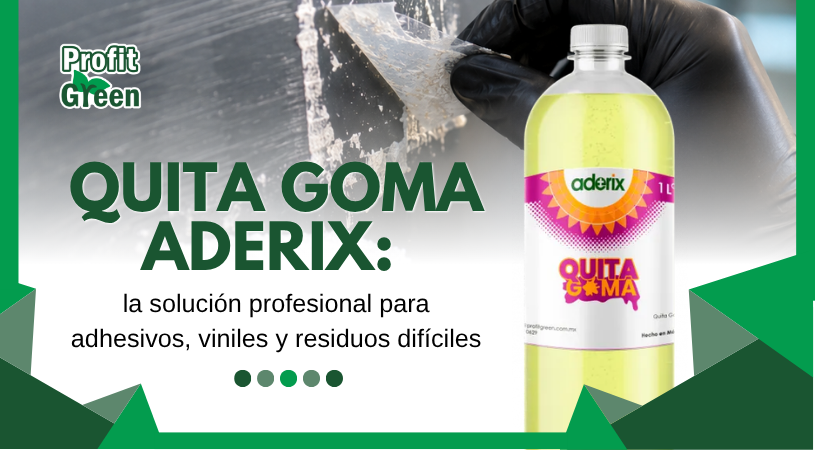 Quita Goma ADERIX: la solución profesional para adhesivos, viniles y residuos difíciles