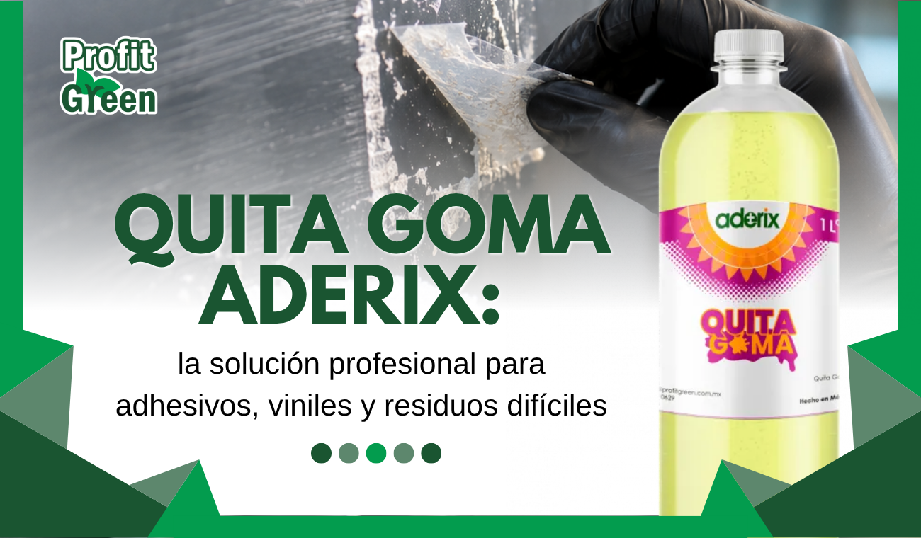 Quita Goma ADERIX: la solución profesional para adhesivos, viniles y residuos difíciles